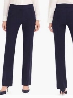 J. Crew Edie trouser pants: 1 pair navy, 1 pair black - size 6